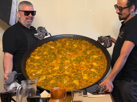 Great food and music
